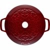 Garnek żeliwny Okrągły Lilia 3.5l Grenadynowy Special Cocotte Staub