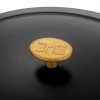 Garnek żeliwny Owalny 6.5l Czarny Bellamonte Ballarini