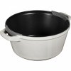Zestaw 3 Naczyń + Pokrywka 24 Cm Truflowy Staub