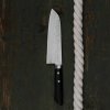 Kunio Masutani VG-10 Hammered Damascus Nóż Santoku 17 cm