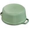 Garnek żeliwny Okrągły 2.6l Miętowy La Cocotte Staub