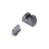 Wysokie przyrządy celownicze DTF Analog Sights High do Glock Gen 5 MOS - Black On Black