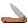Nóż składany Civivi Button Lock Elementum C2103D brown micarta