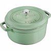 Garnek żeliwny Okrągły 5.2l Miętowy La Cocotte Staub