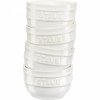 Zestaw 4 Ramekinów Okrągłych 9 Cm, Kość Słoniowa XS-MINIS Staub