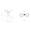 Lornetka Hawke Vantage 12x50 zielona