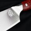 Nóż Dellinger SANDVIK NOTHERN SUN BBQ 210 mm [K-H206] Red