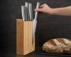 JJ-Zestaw 5 noży w bloku bambusowym, Elevate Steel