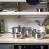 KitchenAid zestaw garnków stalowych  7 elementów