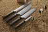 Nóż Kuchenny Suncraft Senzo Black Santoku 167 Mm uniwersalny