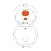 Butelka Ion8 Single Wall I8ss600pbdinob Dino Band