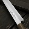 Hideo Kitaoka Aogami#2 Satin Damascus Nóż Yanagiba 27 cm