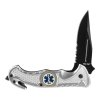 Nóż Mil-Tec Rescue ratowniczy srebrny