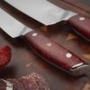 Nóż Dellinger SANDVIK NOTHERN SUN Chef 205 mm [K-H205] Red