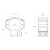Montaż lunety Hawke Tactical średni 30 mm Dovetail