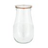 Słoik Weck Tulip z pokrywką, uszczelką i 2 zapinkami 2700 ml 4 szt