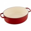 Garnek żeliwny Owalny 6.5l Czerwony Bellamonte Ballarini