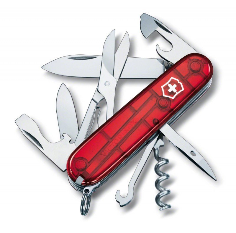 Victorinox Climber 1.3703.T czerwony przezroczysty