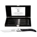 Laguiole Luxury Line Noże do steków Ebony Wood