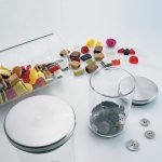 KELA-Pojemnik szklany 0,25 l stal Baker