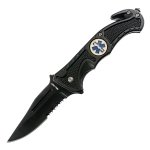 Nóż składany ratowniczy Mil-Tec Rescue Black (15323000)