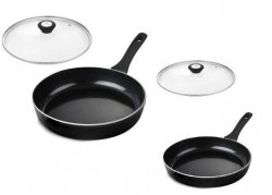 Zestaw patelni Gerlach Harmony Classic 24+28 cm + pokrywki