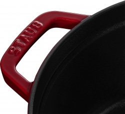 STAUB LA COCOTTE Garnek żeliwny okrągły 5.2 ltr bordeaux