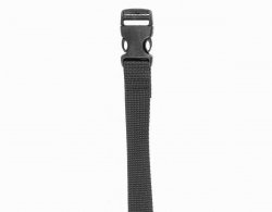 Trok Wisport z klamrą zatrzaskową 20 mm - black