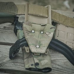 Comfort Pad DTF Cobra Softer pod panele udowe Safariland 3-hole pattern, Multicam Black