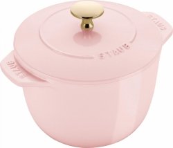 Staub La Cocotte Mały Garnek Okrągły 1.75 Ltr, Różowy La Cocotte