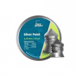 Śrut diabolo H&amp;N Silver Point 6,35 150 szt.
