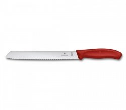 Nóż do pieczywa czerwony Swiss Classic 6.8631.21B Victorinox