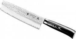 Tamahagane Tsubame Black Nóż Nakiri 18cm