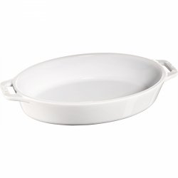 Owalny Półmisek Ceramiczny 1.1l Biały Cooking Staub