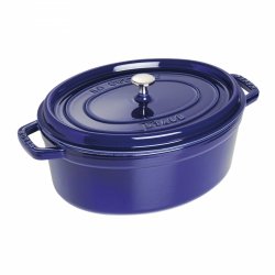 Garnek żeliwny Owalny 6.7l Niebieski La Cocotte Staub