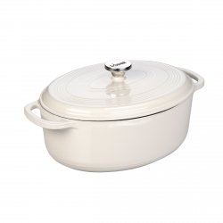 Garnek żeliwny emaliowany 6.6L Oyster / Lodge