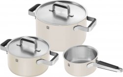 ZWILLING PURE Zestaw 3 Garnków Pure