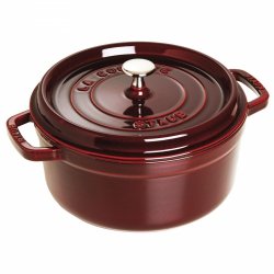 Garnek żeliwny Okrągły 3.8l Grenadynowy La Cocotte Staub