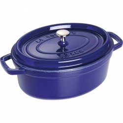 Garnek żeliwny Owalny 4.2l Niebieski La Cocotte Staub