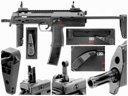 Replika pistolet maszynowy ASG Heckler&amp;Koch MP7 A1 6 mm BB elektryczna