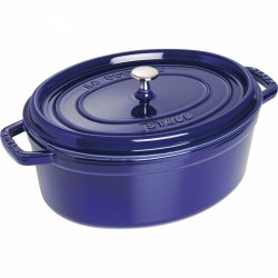 Garnek żeliwny Owalny 3.2l Niebieski La Cocotte Staub