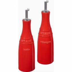 Zestaw Do Oliwy I Octu 250 Ml, Czerwony Serving Staub