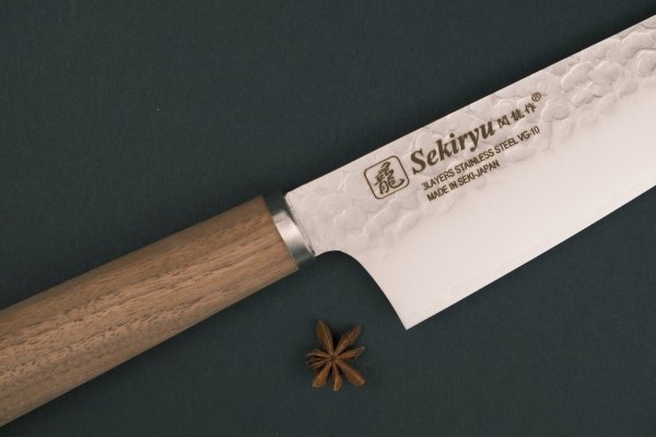 Nóż Sekiryu KASHI Santoku 165 mm [SR-VGH100W]