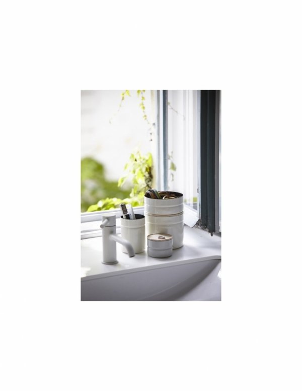 RIESS - Pojemnik kuchenny z drewnianą pokrywą 2,2l Light Grey