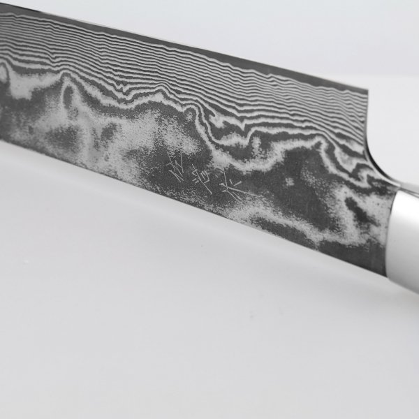 Takeshi Saji BTQ R-2 Damascus Nóż Sakimaru 39 cm