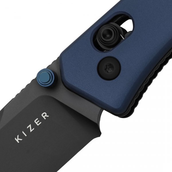 Nóż Kizer Aegis Dark Blue Aluminum AEB-L