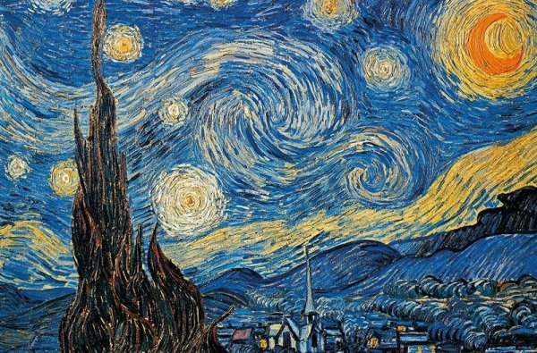 Puzzle van Gogh, Gwiaździsta noc Piatnik