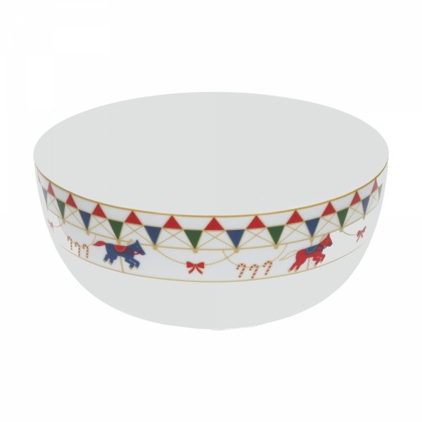 Miska Na Sałatkę 25 Cm Xmas Carousel Rose&Tulipani