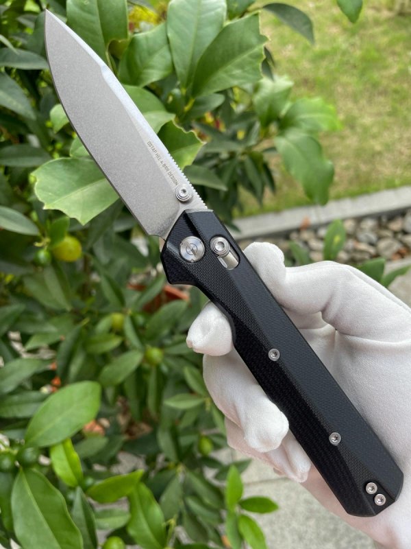 Nóż KNIVESPL The First Black G10 14C28N