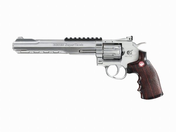 Replika rewolwer ASG Ruger Superhawk 8&quot; 6 mm chrom